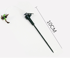 Poder Vibração Dança Fly Fluttering Pássaro para Jardim Quintal Decor Estaca Fluttering Solar Hummingbird - Product Image 5