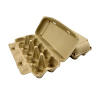 Vente flash - Boîte d'emballage pour œufs en carton ondulé écologique, de qualité alimentaire, portable, biodégradable, recyclable, rigide, pour 10 œufs