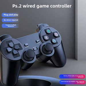 Manufacturer in Stock PS2 Classic Vibration Dual <strong>Controller</strong> 4K HD Joystick for Home TV Console - Product Image 3