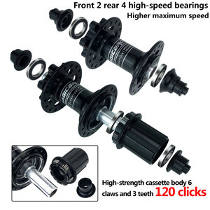 Juego de Ruedas Delanteras y Traseras para Bicicleta de Montaña XC Trail, 26, 27.5 y <span class=keywords><strong>29</strong></span> Pulgadas, HG XD MS 8S 9S 10S 11S 12S, <span class=keywords><strong>Llanta</strong></span> para Bicicleta de Montaña - Product Image 4