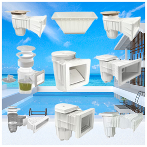 ملحقات Piscina ملحقات حمام سباحة بلاستيكية حواجز شبكية لإرجاع المياه الصرف الرئيسي في فوهة الشفط ملحقات أداة - Product Image 3