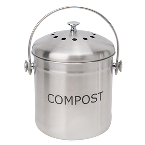 SY 3L/0.8G poubelle de cuisine en acier inoxydable seau de stockage debout écologique 3L <span class=keywords><strong>bac</strong></span> <span class=keywords><strong>à</strong></span> <span class=keywords><strong>Compost</strong></span> - Product Image 1