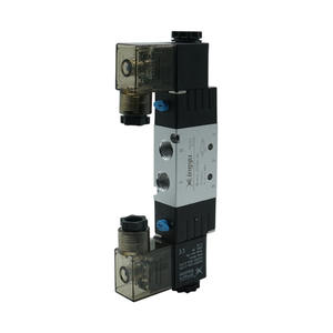 Купить дешевую цену SBD XINGYU 4V220-06/08 G1/8 1/4 дюймов Размер порта из алюминиевого сплава Поршень 5/2 двойные катушки электромагнитные клапаны 24 вольт - Product Image 5