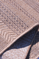 Natural Washable Beige Abstract Woven Polypropylene Rug 6mm Lightweight Modern Home Floor Carpet OEM Custom Size Stain Resistant