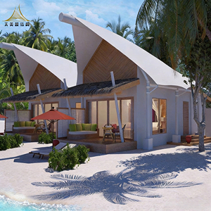 Vente flash - Maldives - Nouvelle conception de maison préfabriquée sur l'eau - Tentes de glamping - Tente de <span class=keywords><strong>luxe</strong></span> pour hôtel - Product Image 4