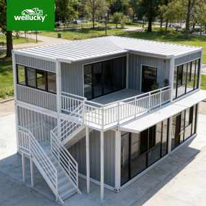 Casa Contenedor Plegable Prefabricada de 20 pies, Económica, de Instalación Rápida y Fácil Montaje, con Acero Galvanizado - Product Image 1