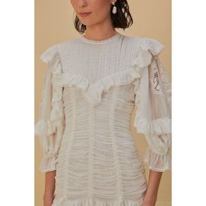 Nouvelle Collection : Robe Courte Sexy à Manches Longues, Couleur Unie, avec Découpes et Lacets – Modèle Automne. - Product Image 3