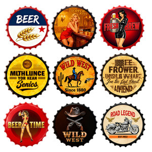 Cũ Thời Hiện Đại cổ thiếc dấu hiệu cổ điển sinh sản kim loại quảng cáo dấu hiệu nhà để xe Thanh Retro hoài cổ sưu tập trang trí - Product Image 6