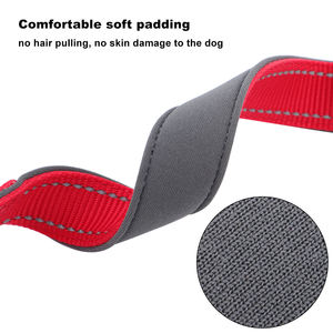 Collares de cadena para perros, cadena de metal a prueba de masticación, fuerte martingala, nailon reflectante ajustable para perros, collares al mejor precio - Product Image 3