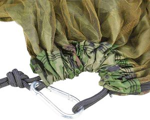 Filet de camping portable et pliable JOYFOX, installation rapide, camouflage, filet de couchage avec <span class=keywords><strong>moustiquaire</strong></span>, sacs en coton - Product Image 4