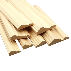 Interior Decorative Primed Modern White Wood Wall Skirting Outside Corner <strong>Architrave</strong> Moulding with Customized Size for <strong>Ceiling</strong> - Product Image 4