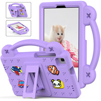Étui pour tablette avec dragonne antichoc en silicone 3D Cartoon avec motifs de bricolage pour Infinix Xpad 11 pouces X1101