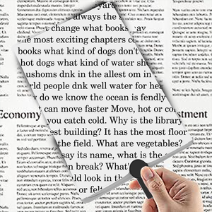 Đa chức năng 3 trong 1 Cổ Mặc cầm tay Bàn Kính Lúp đầy đủ trang 240*170mm cao minh bạch ống kính lúp - Product Image 4