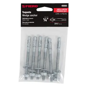 Padrone con borsa da 72 unità con 6 tappi di arpione 1/4 'x 3-1/4', feroce - Product Image 4