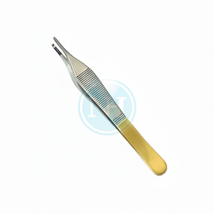 Pinzas para tejidos con mango ligero y antideslizante para un rendimiento quirúrgico seguro, pinzas para tejidos con puntas dentadas para un agarre firme del tejido - Product Image 1