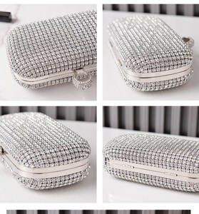 Women Clutch Handbags <strong>Glitter</strong> Purse Crystal Bridal Wedding Purse Rhinestone Party Prom Handbag Rhinestone Evening <strong>Bag</strong> - Product Image 6