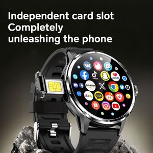 Montre connectée sport ERON H81 4G avec carte SIM, grande mémoire, prise en charge de l'App Store, TikTok, Facebook, <span class=keywords><strong>YouTube</strong></span>, WhatsApp, appels vidéo - Product Image 1