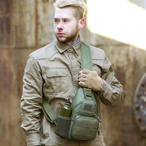 Bolso Bandolera de Poliéster de Moda con Puerto de Carga USB, Bolso Táctico MOLLE para Exteriores - Product Image 6