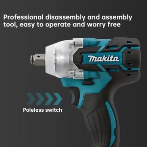 Llave <span class=keywords><strong>de</strong></span> <span class=keywords><strong>Impacto</strong></span> <span class=keywords><strong>de</strong></span> Alto Torque <span class=keywords><strong>Makita</strong></span> <span class=keywords><strong>de</strong></span> 1/2 Pulgada con Accionamiento Cuadrado, 280 Nm, 18 V, 3 Velocidades Ajustables, Herramientas Industriales - Product Image 3