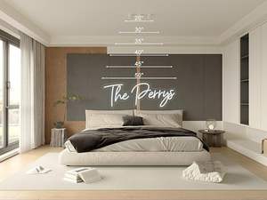 Letreros de Neón LED Personalizados para el Hogar, Centros Comerciales, Bodas, Fiestas de Cumpleaños - Decoración de Pared con Atenuación Gradual, Resistente al Agua IPX3, Regalo - Product Image 5