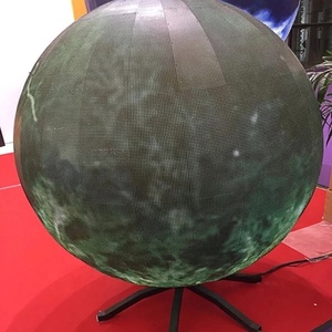 Nhà Máy <span class=keywords><strong>Led</strong></span> <span class=keywords><strong>Sphere</strong></span> hiển thị Hot Bán sáng tạo đầy đủ màu sắc 3D hình Cầu <span class=keywords><strong>Led</strong></span> linh hoạt <span class=keywords><strong>LED</strong></span> Curtain bóng màn hình - Product Image 5