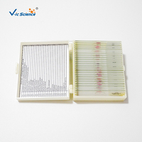 Botany Set Microscope Prepared Slides Animal Slides Different Slides