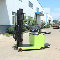 Chariot élévateur semi-électrique à palettes 1-5t AWD avec pneus pleins et déplaceur latéral hydraulique