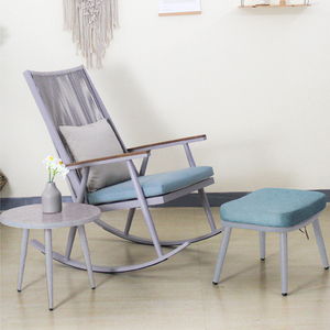 เก้าอี้โยกไม้ธรรมชาติเก้าอี้เลานจ์ไม้ - Product Image 5