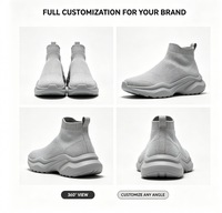 Personnalisation complète Chaussures décontractées pour hommes Style basket-ball Chaussures de sport OEM