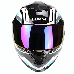 <span class=keywords><strong>Casco</strong></span> de Motocicleta Integral con Doble Visera, Certificado ECE/DOT, Cómodo, de ABS, para Carreras - Product Image 4