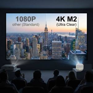 El último proyector M2 Mini Pocket Cube Dlp de Aome Factory Android 13,0 OS 4K Video 8400mAh Tipo-C de carga Nueva llegada - Product Image 3