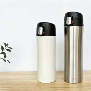 Venta al por Mayor de Regalos Empresariales, Vaso Térmico Ecológico Japonés de 450 ml, Acero Inoxidable 304, Tapa Abatible con Cierre, Taza de Viaje - Product Image 4