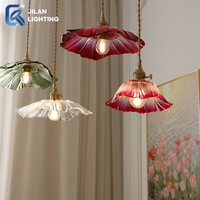 Lustre suspendu LED en fer en forme de pétale, écologique, pour salon, café, entrée, éclairage de fenêtre