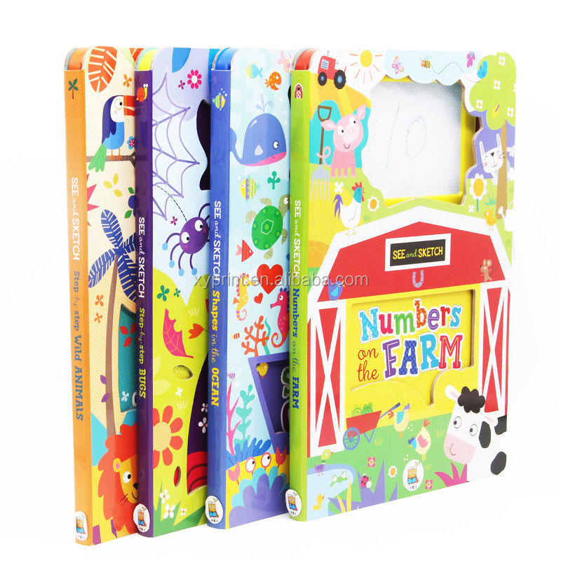 Высококачественная Магнитная книга для рисования, Детская образовательная игрушка с ручкой