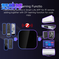 Control Remoto IR Inteligente SQ Tuya Zigbee para el Hogar, Compatible con APP, Control por Voz y Temporizador para Aires Acondicionados y Televisores