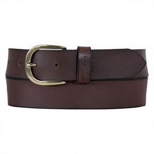 Cinturón Casual de Cuero Dividido Premium para Hombre con Hebilla de Aleación Floral – Cinturón de Negocios Ajustable y Duradero con Logotipo Personalizado - Product Image 2
