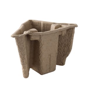 Yiwu-protector de esquina de pulpa moldeada personalizado, embalaje biodegradable, bandeja de envío, Feria de Canton - Product Image 1