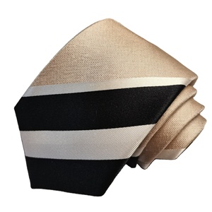 Wholesale 100% Pure Silk Weave Woven Jacquard Stripe Pink <strong>Navy</strong> Wedding Necktie Customization for Men Classic <strong>Ties</strong> - Product Image 3
