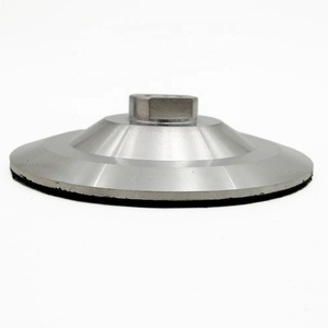 Supports <span class=keywords><strong>de</strong></span> <span class=keywords><strong>polissage</strong></span> diamantés M14 <span class=keywords><strong>de</strong></span> 4/4,5/5 pouces avec fixation auto-agrippante, supports <span class=keywords><strong>de</strong></span> <span class=keywords><strong>polissage</strong></span> en aluminium, adaptateur pour meuleuse d'angle - Product Image 4