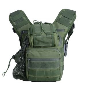 DFC01 10L Sac à bandoulière tactique en daim imperméable avec système Molle pour appareil photo, pochettes d'épaule en camouflage - Product Image 6