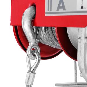 Mini cabrestante eléctrico de cuerda de alambre PA500 certificado CE, polipasto de construcción de 220V, carro móvil, capacidad de 1 tonelada, acero usado, seguridad - Product Image 6