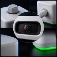 Sistema de Detección de Estacionamiento por Video EBO-TECH de Bajo Costo Total, Cámaras de Guía de 4MP, Caja VLM AI para 3/6 Vehículos, Cableado en Cadena