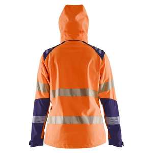 BLAKLADER - 479125135389XXXL <b>Women</b>’s <b>Hi</b>-<b>Vis</b> Softshell <b>jacket</b> Orange/Navy blue - EAN 7330509882429 <b>HI</b>-<b>VIS</b> WORKWEAR - Product Image 3