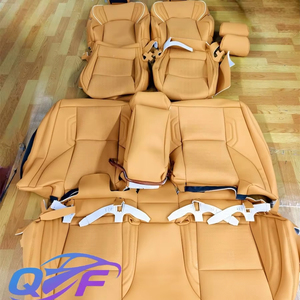 Funda de Asiento de Cuero con Diseño de Patrón de Diamantes para Toyota RV4/Highlander/Sequoia/FJ Cruiser/Land Cruiser Camry/<span class=keywords><strong>Corolla</strong></span>/Avalon/Yaris - Product Image 1