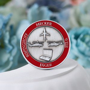 Monedas de desafío de esmalte de Metal de doble cara, fabricante de fábrica, moneda personalizada en relieve, ecuación matemática 3D, monedas de plata antiguas - Product Image 2