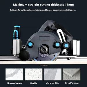 Cortadora Eléctrica Industrial para Azulejos de Gran Formato con Riel Guía para <span class=keywords><strong>Dekton</strong></span>, <span class=keywords><strong>Neolith</strong></span>, Porcelánico y Mármol, Máquina con Corte a 45 Grados - Product Image 4