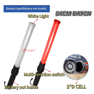 PVC反射LEDマーシャリング交通プラスチックバトンワンドABS & PC材料交通ワンド - Product Image 5
