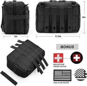 Muestra gratuita de fábrica de origen: Botiquín de primeros auxilios de EVA con estuche de transporte médico de emergencia para supervivencia, para camping al aire libre/uso doméstico - Product Image 2