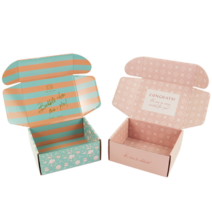 Wholesale Eco Mailer Corrugated Paper Custom Logo Printed <b>Gift</b> Packaging Skincare Beauty Cloth Pack <b>Box</b> - Product Image 3