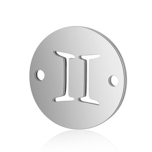 304 in acciaio inox segno zodiacale ciondoli costellazioni pendenti per bracciale collana portachiavi creazione gioielli - Product Image 5